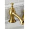 Kingston Brass KC7067PKL Duchess Widespread Bathroom Faucet W/ Brass Pop-Up, Brass KC7067PKL - alternate 6